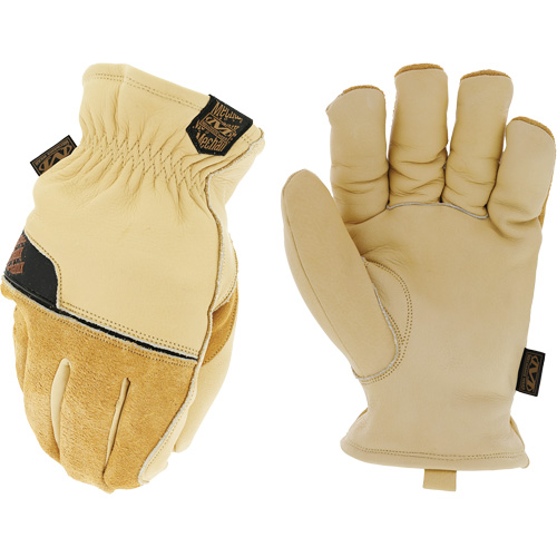 Insulated Leather Driver's Gloves, 8, Synthetic Palm, Thinsulate Inner Lining Sécurité Médic