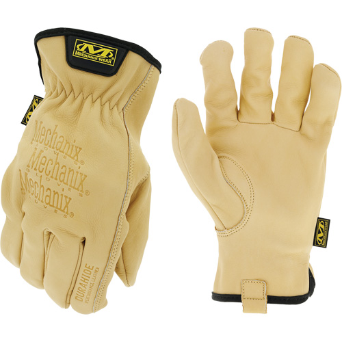 Driver's Work Gloves, 8, Grain Cowhide Palm Sécurité Médic