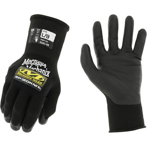 Speedknit Work Gloves, 7, Polyurethane Coating, 15 Gauge, Nylon Shell Sécurité Médic