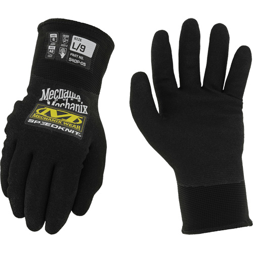 Gants thermiques Speedknit Thermal, Taille 8, Calibre 15, Rev&ecirc;tement Nitrile, Enveloppe en Nylon, ASTM ANSI niveau A2 Sécurité Médic