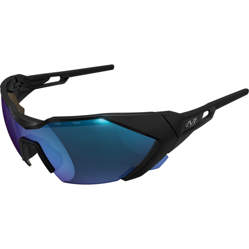 Type-E Safety Glasses, Blue Lens, Anti-Fog/Anti-Scratch, ANSI Z87+ Sécurité Médic