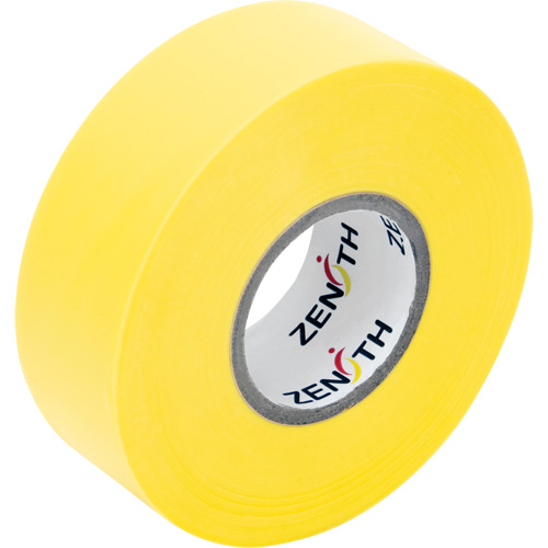 Ruban pour signalisation, 1,1875" la x 164' lo, Jaune fluorescent Sécurité Médic