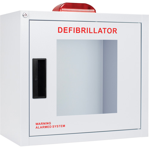 Grande armoire standard pour DEA avec alarme & stroboscope, Zoll AED Plus/Zoll AED 3/Cardio-Science/Physio-Control Pour, Non m&eacute;dical Sécurité Médic