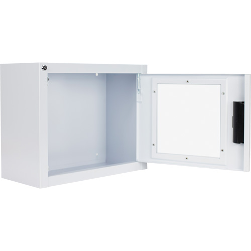 Armoire compacte standard pour DEA avec alarme, Philips/Defibtech/Heartsine Pour, Non m&eacute;dical Sécurité Médic