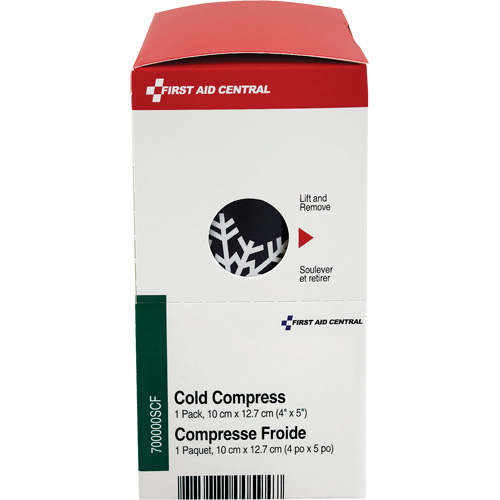 Recharge de compresses instantan&eacute;es SmartCompliance, Froid, Utilisation unique, 4" x 5" Sécurité Médic