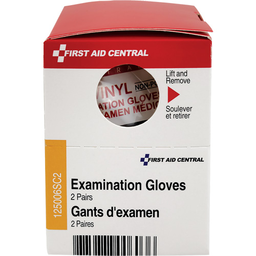 Recharge de gants d'examen SmartCompliance, Vinyle, Sans poudre, Transparent, Classe 2 Sécurité Médic