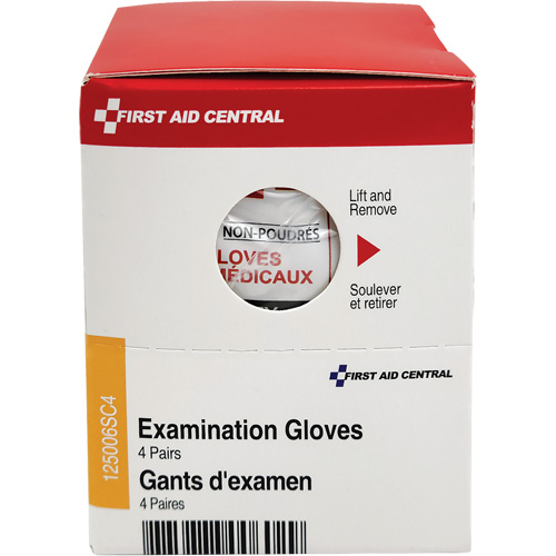 Recharge de gants d'examen SmartCompliance, Vinyle, Sans poudre, Transparent, Classe 2 Sécurité Médic