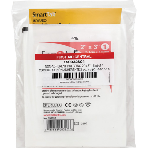 SmartCompliance&reg; Refill Non-Adherent Pads Sécurité Médic