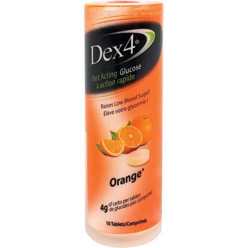 Dex4&reg; Fast Acting Glucose Tablets Sécurité Médic