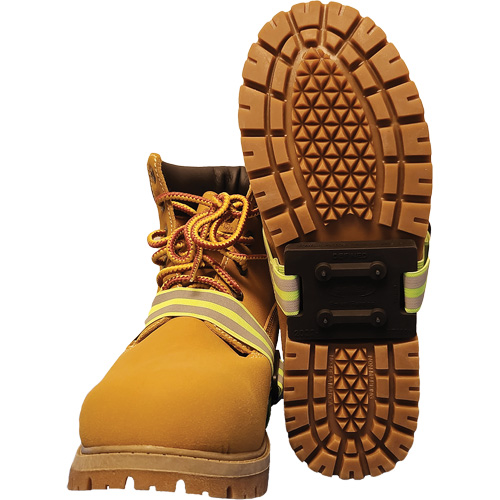 Icetred Mid-Sole Traction Device with Defined Heel, Rubber/Tungsten Carbide, Stud Traction, One Size Sécurité Médic
