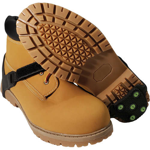 Dispositif de traction de talon Icetred, Caoutchouc/Carbure de tungst&egrave;ne, Traction Crampon, Taille unique Sécurité Médic
