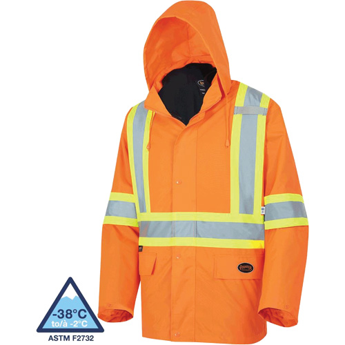 5632 Manteau 3 en 1 The Rock, Orange haute visibilit&eacute;, T-petit Sécurité Médic