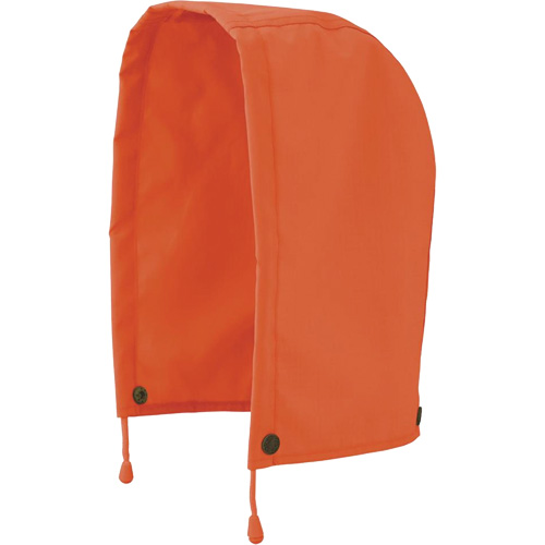 5400H 300D Trilobal Ripstop Waterproof Rain Jacket Hood, High Visibility Orange, Polyester Sécurité Médic