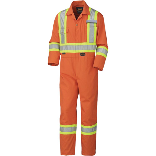 5513 Industrial Wash Coveralls, 36, High Visibility Orange Sécurité Médic