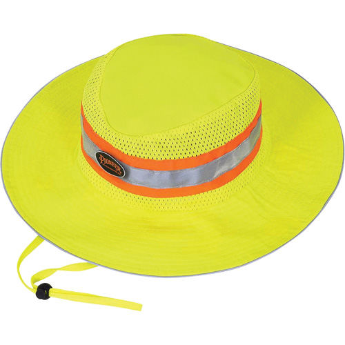 279 Ranger's Hat with Strap, High Visibility Lime-Yellow, Polyester Sécurité Médic