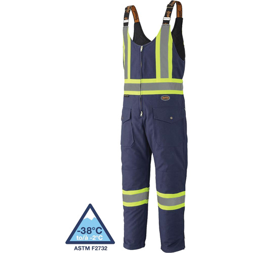 5536 Quilted Duck Overalls, Cotton, Small, Navy Blue Sécurité Médic