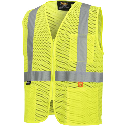 6944 Veste de s&eacute;curit&eacute; ignifuge, Jaune lime haute visibilit&eacute;, Petit, Polyester Sécurité Médic