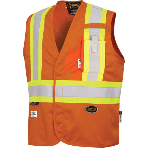 7728 Veste r&eacute;sistante aux arcs &eacute;lectriques FR-Tech, Petit, Orange haute visibilit&eacute;, 10 cal/cm² Sécurité Médic