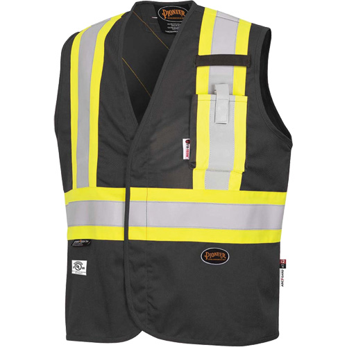 7729 Veste r&eacute;sistante aux arcs &eacute;lectriques FR-Tech, Petit, Noir, 10 cal/cm² Sécurité Médic