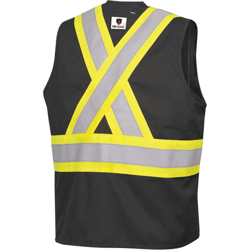 7729 Veste r&eacute;sistante aux arcs &eacute;lectriques FR-Tech, Petit, Noir, 10 cal/cm² Sécurité Médic