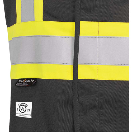 7729 Veste r&eacute;sistante aux arcs &eacute;lectriques FR-Tech, Petit, Noir, 10 cal/cm² Sécurité Médic
