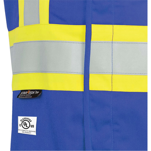 7730 Veste r&eacute;sistante aux arcs &eacute;lectriques FR-Tech, Petit, Bleu royal, 10 cal/cm² Sécurité Médic