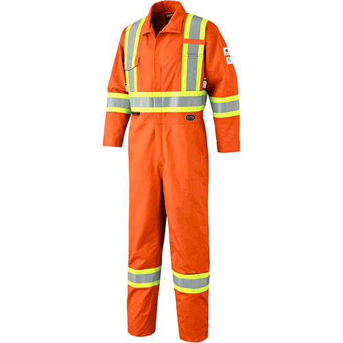 7702T Combinaison FR-Tech contre les arcs, Taille 40 (grand taille), Orange haute visibilit&eacute;, 10 cal/cm² Sécurité Médic