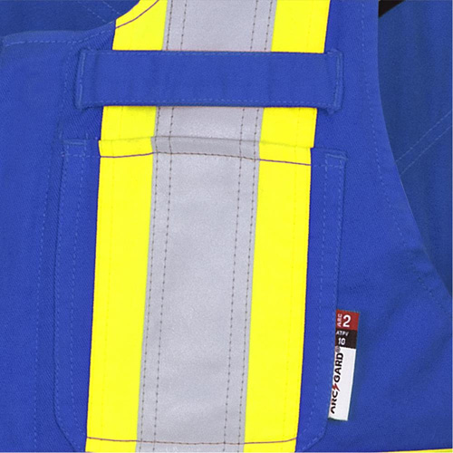 7714 FR-Tech&reg; Flame-Resistant Overalls, Small, Royal Blue Sécurité Médic
