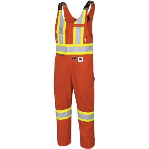 7712 FR-Tech&reg; Flame-Resistant Overalls, Small, High Visibility Orange Sécurité Médic
