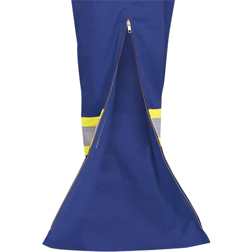 7706 FR-Tech&reg; Flame-Resistant Coverall with Leg Zippers, Size 36, Royal Blue, 9.7 cal/cm² Sécurité Médic