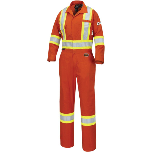 7702W FR-Tech&reg; Women's FR/Arc-Rated Coveralls, Size X-Small, High Visibility Orange, 10 cal/cm² Sécurité Médic