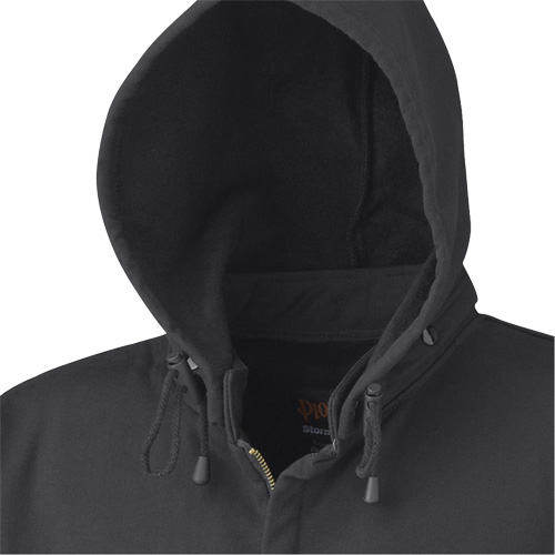 337 Flame-Resistant Zip Style Hoodie, Men's, X-Small, Black, 22 cal/cm² Sécurité Médic