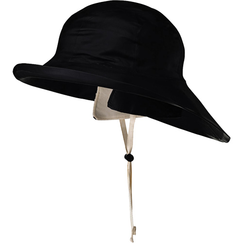 D5050 Chapeau Sou'wester traditionnel noir Dry King, Petit, Noir, Caoutchouc Sécurité Médic
