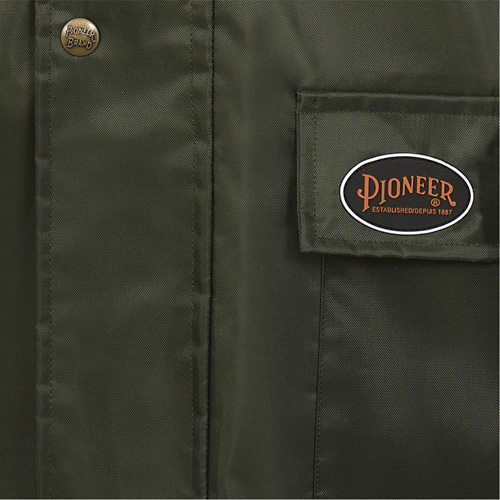 D8120J Manteau &agrave; capuchon ind&eacute;chirable Nailhead pour planteur d'arbres, Polyester/PVC, T-petit, Vert Sécurité Médic