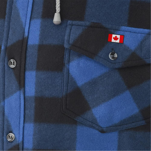415SS Chemise &agrave; capuche matelass&eacute;e, Hommes, Petit, Multicolore Sécurité Médic