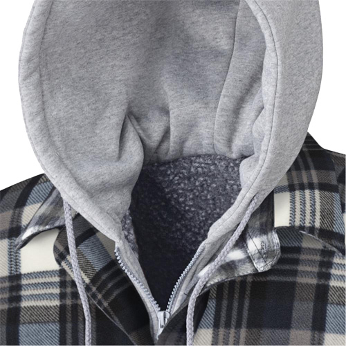 415BG Quilted Hooded Shirt, Men's, X-Small, Multi-Colour Sécurité Médic