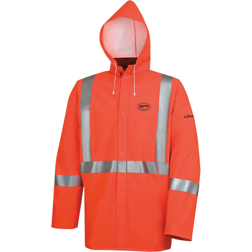 576J Veste de pluie ignifuge haute visibilit&eacute;, Petit, Orange haute visibilit&eacute; Sécurité Médic