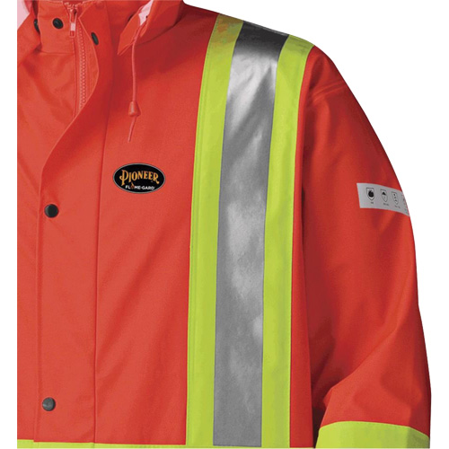 5896 Manteau long imperm&eacute;able et ignifuge, Petit, Orange haute visibilit&eacute; Sécurité Médic