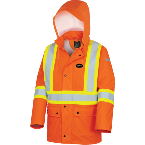 5892PKT Veste de s&eacute;curit&eacute; imperm&eacute;able &agrave; haute visibilit&eacute; ignifuge, T-petit, Orange haute visibilit&eacute; Sécurité Médic