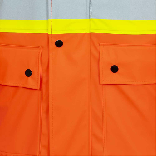5892PKT Veste de s&eacute;curit&eacute; imperm&eacute;able &agrave; haute visibilit&eacute; ignifuge, T-petit, Orange haute visibilit&eacute; Sécurité Médic
