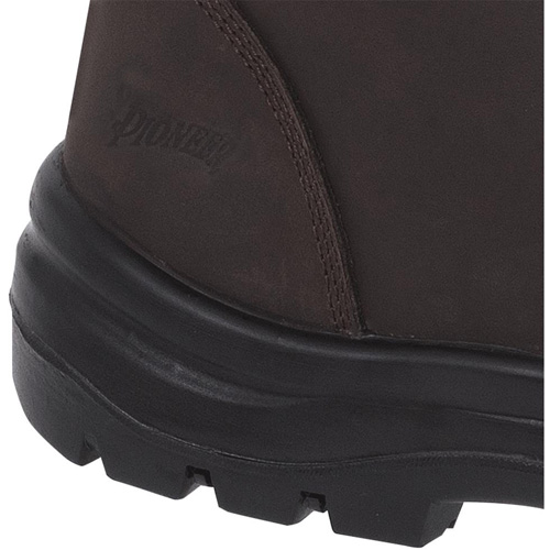 1028 Bottes de travail 8" marron, Cuir, Embout Acier, Taille 10 Sécurité Médic