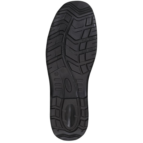 1027 Bottes de travail 8" noires, Cuir, Embout Acier, Taille 10 Sécurité Médic