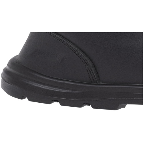 1027 Bottes de travail 8" noires, Cuir, Embout Acier, Taille 10 Sécurité Médic