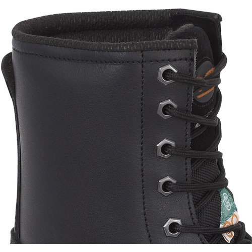 1027 Bottes de travail 8" noires, Cuir, Embout Acier, Taille 10 Sécurité Médic