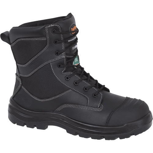 1050 Bottes de s&eacute;curit&eacute; composites noires, Cuir, Taille 14, Imperm&eacute;able Sécurité Médic