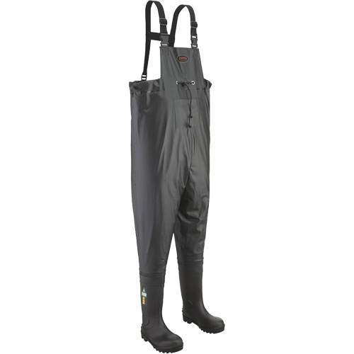 1043 Bottes-pantalons, 10, Embout Acier Sécurité Médic