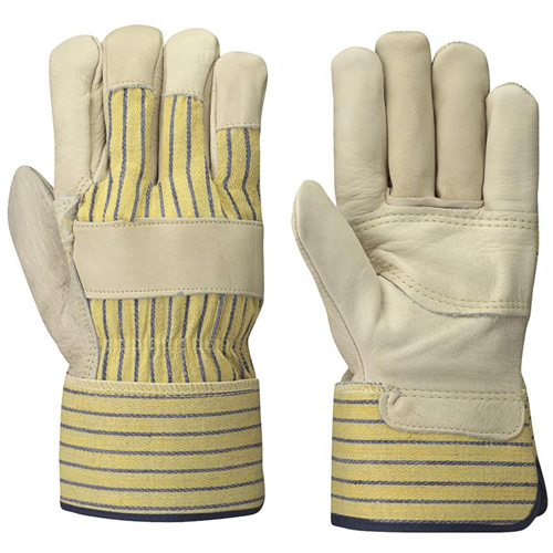 536P Fitter's Gloves, One Size, Grain Cowhide Palm Sécurité Médic