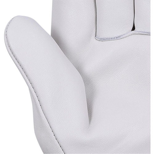 535G Gants de chauffeur beige, Petit, Paume en Cuir fleur de vache Sécurité Médic