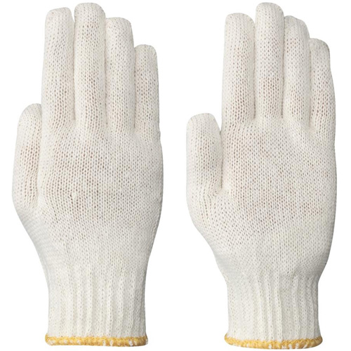 541 Knitted Liner Gloves, Poly/Cotton, Large Sécurité Médic