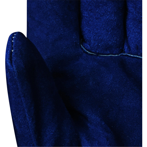 630 Blue Insulated Fitter's Gloves, One Size, Split Cowhide Palm, Boa Inner Lining Sécurité Médic